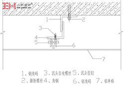 室內(nèi)鋁單板密拼安裝節(jié)點圖